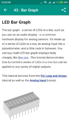 Arduino Tutorial android App screenshot 1