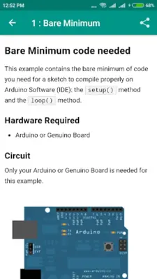 Arduino Tutorial android App screenshot 2