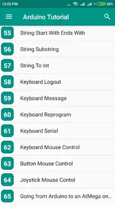 Arduino Tutorial android App screenshot 3