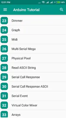 Arduino Tutorial android App screenshot 5