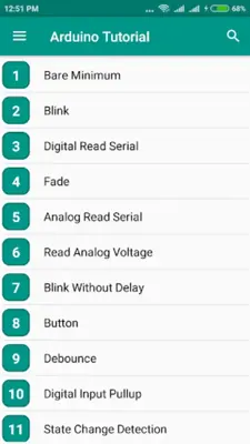 Arduino Tutorial android App screenshot 7